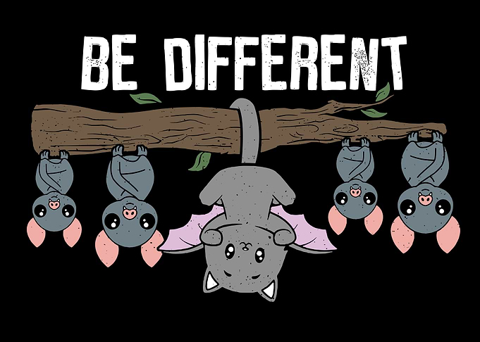 Be different unique