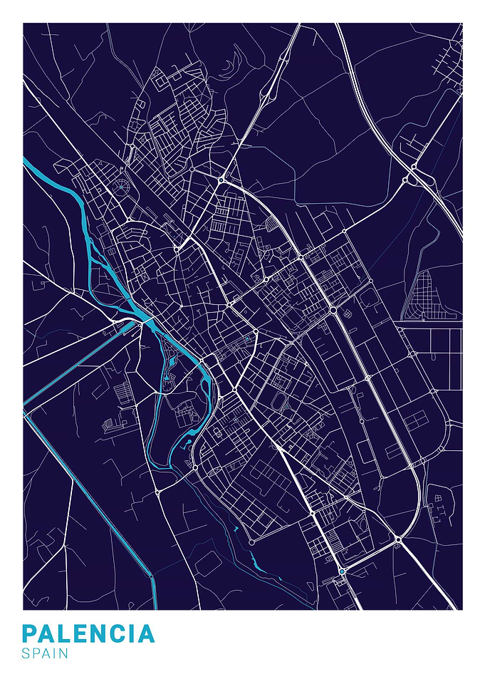 Palencia City Map