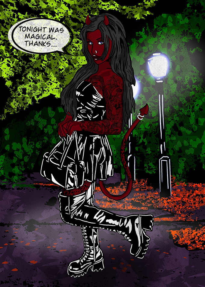 Goth Succubus GF