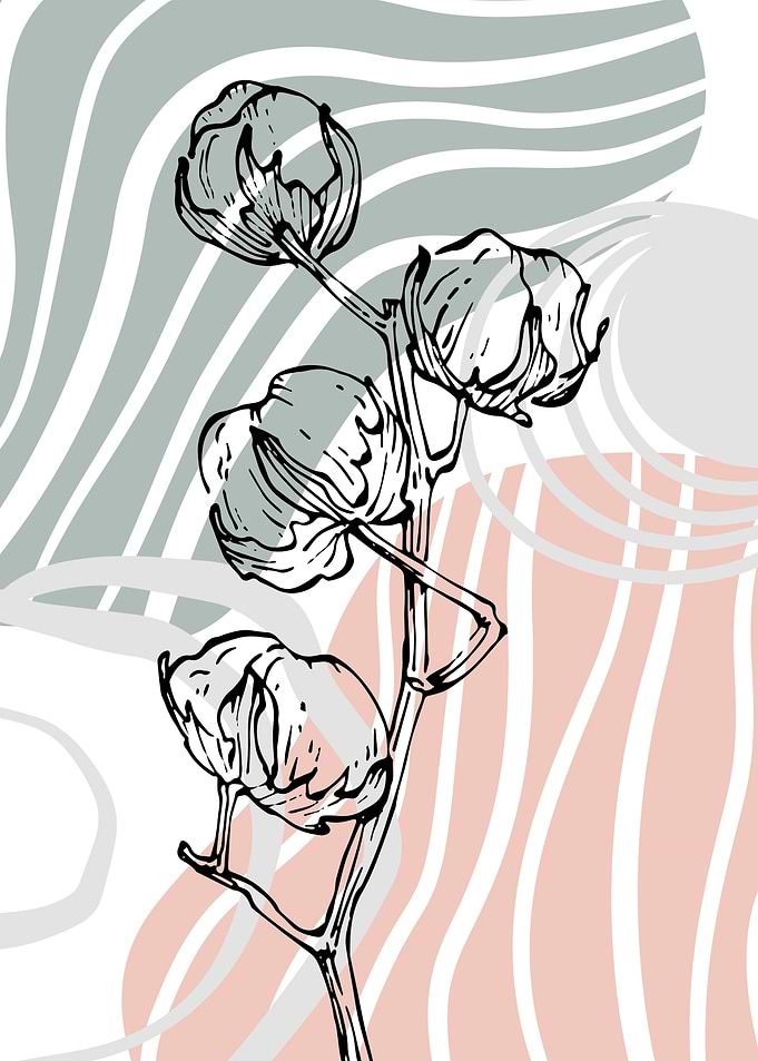 Floral Abstract art