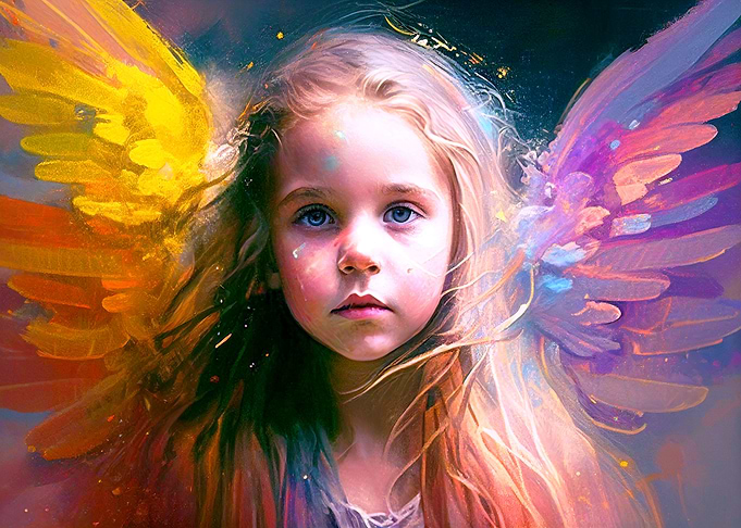 Little Angel Girl