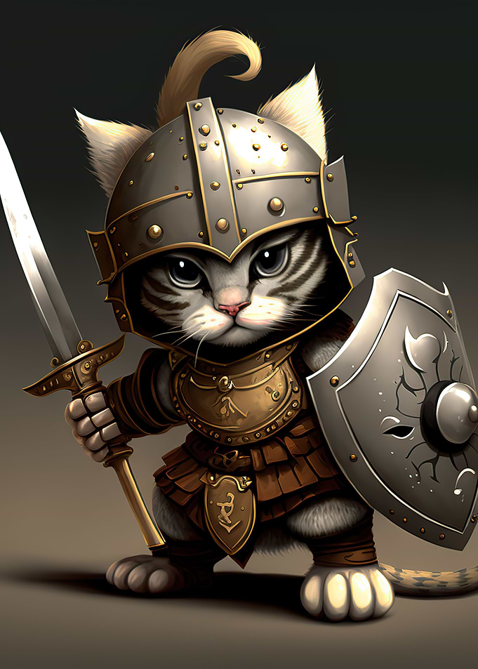 Cat Warrior Chibi