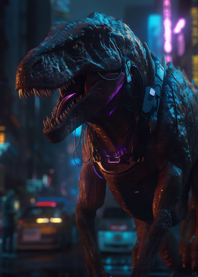 Cyberpunk Trex