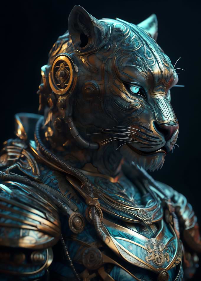 Damascus Armor Tiger