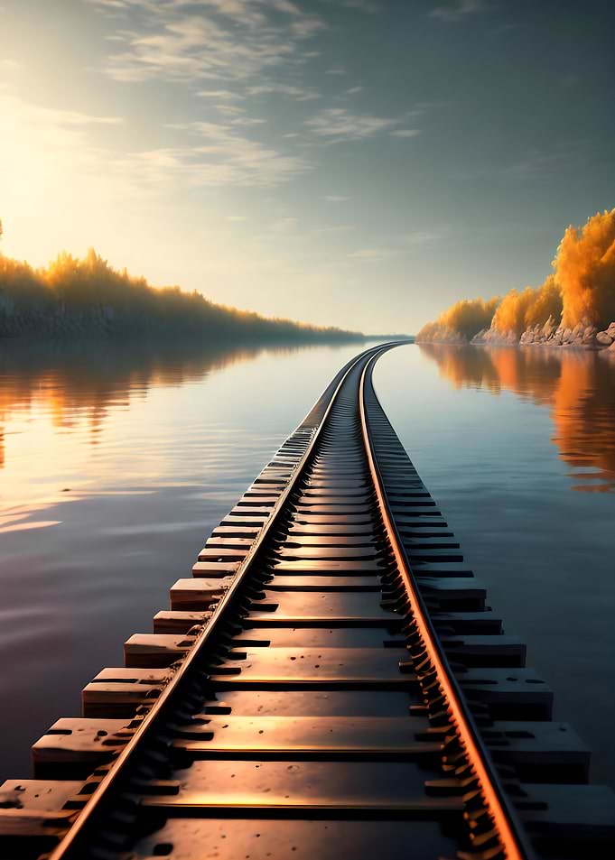 Infinite train track