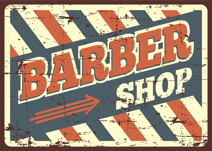Barber shop Signage