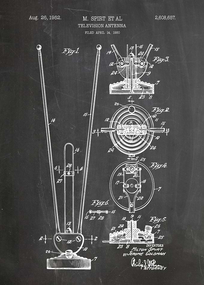 Television antenna patent