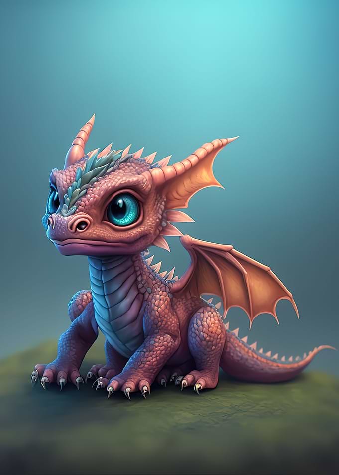 cute cartoon dinosaur