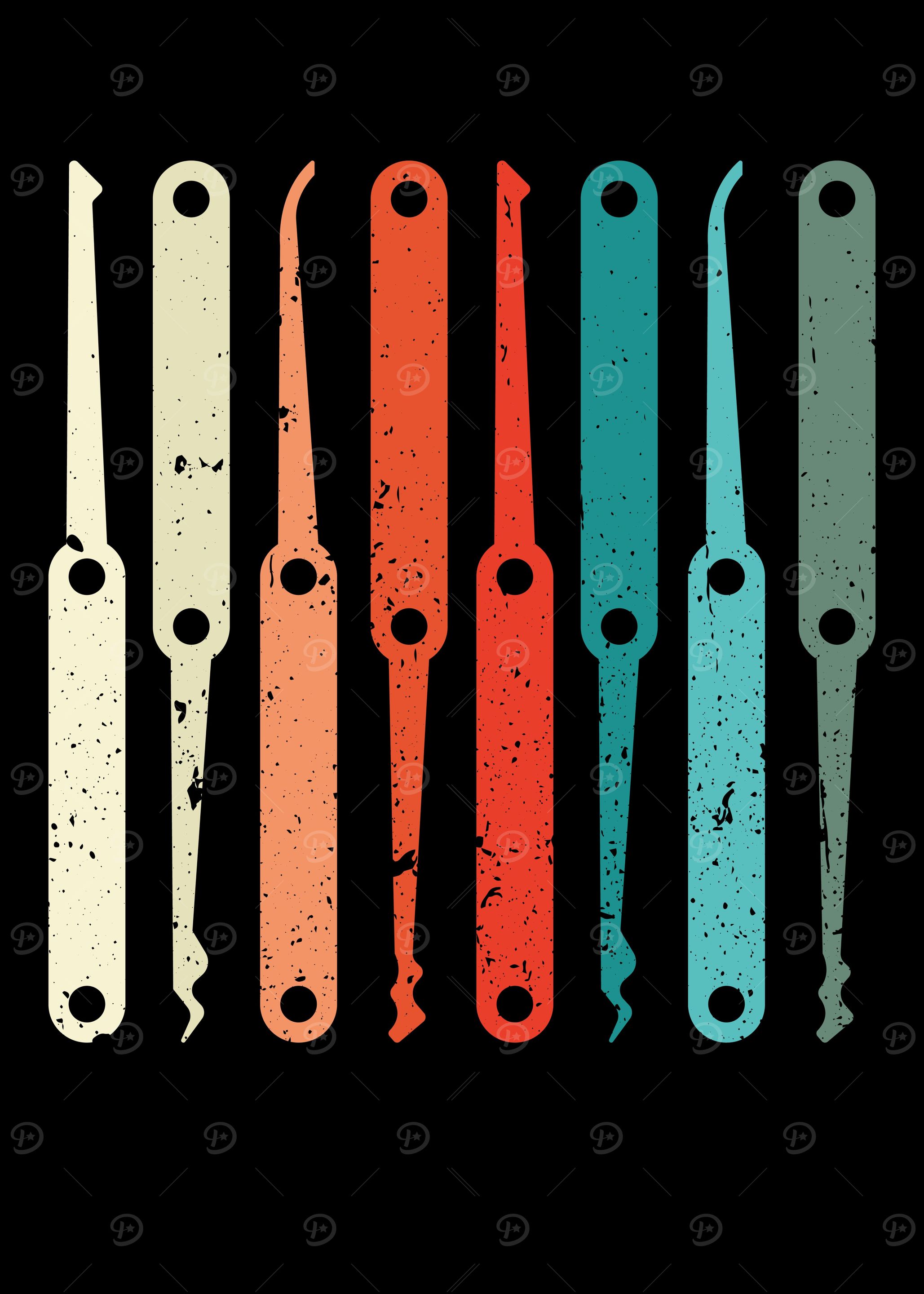 Lock picking colored