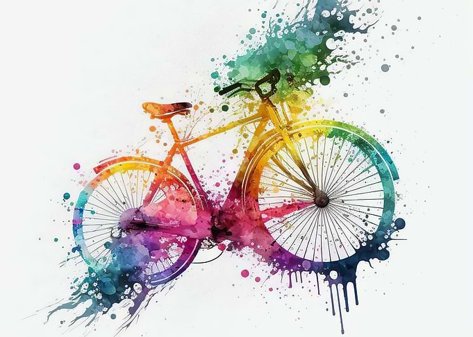 Bike watercolor