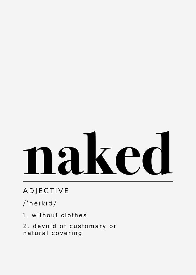 naked definition