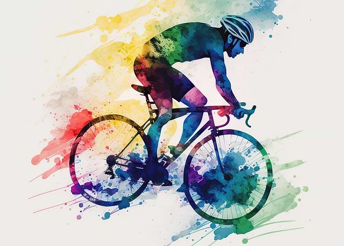 Bike watercolor