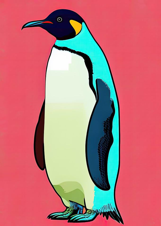Pop Art Penguin 12