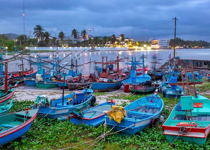 Resting boats