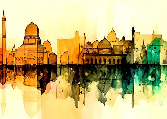 Watercolor City