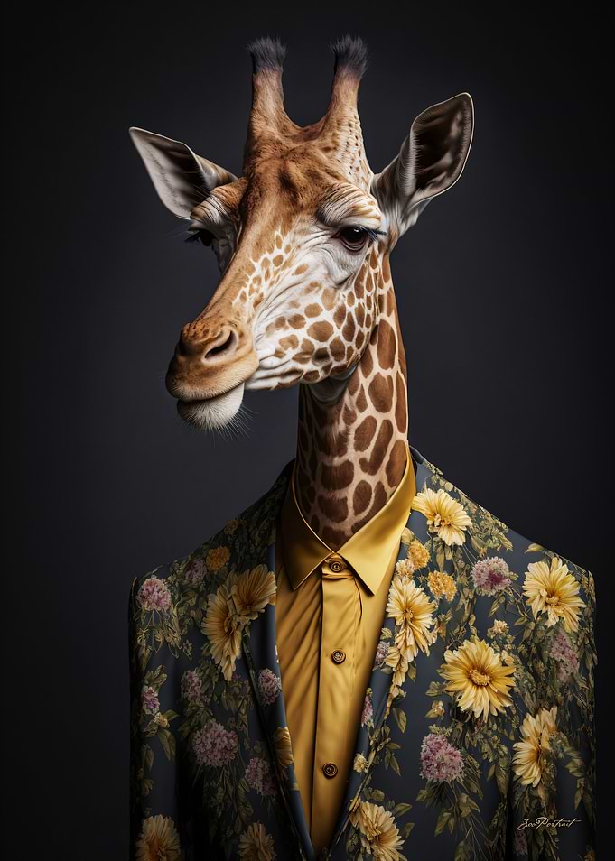 Giraffe Portrait