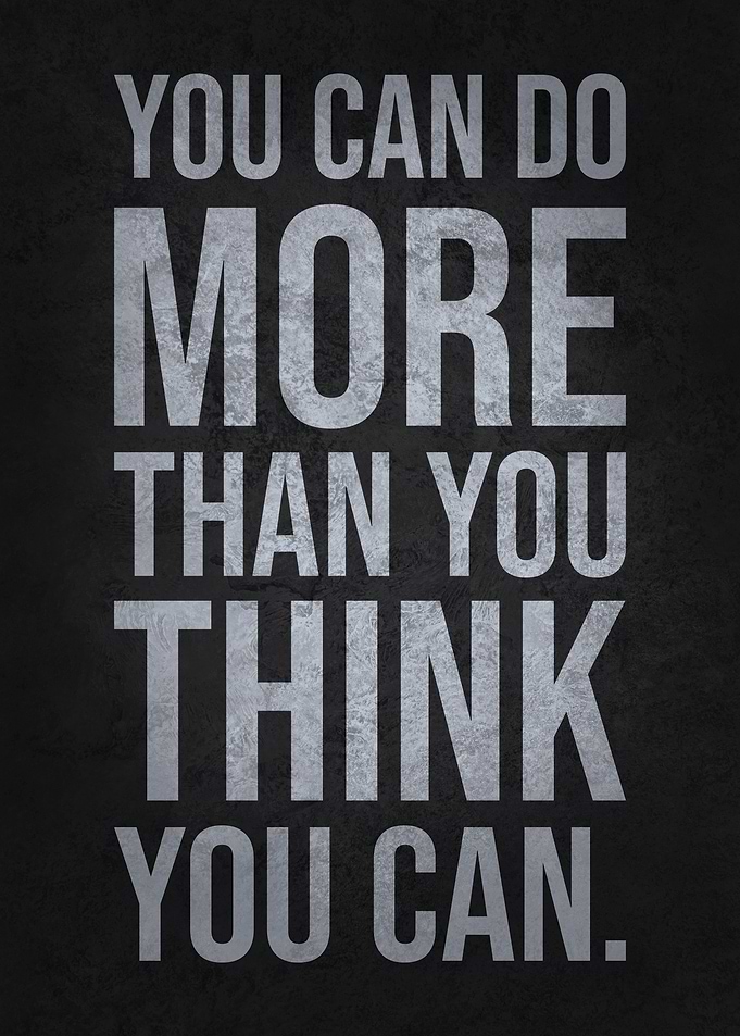 Can Do More Than You Think