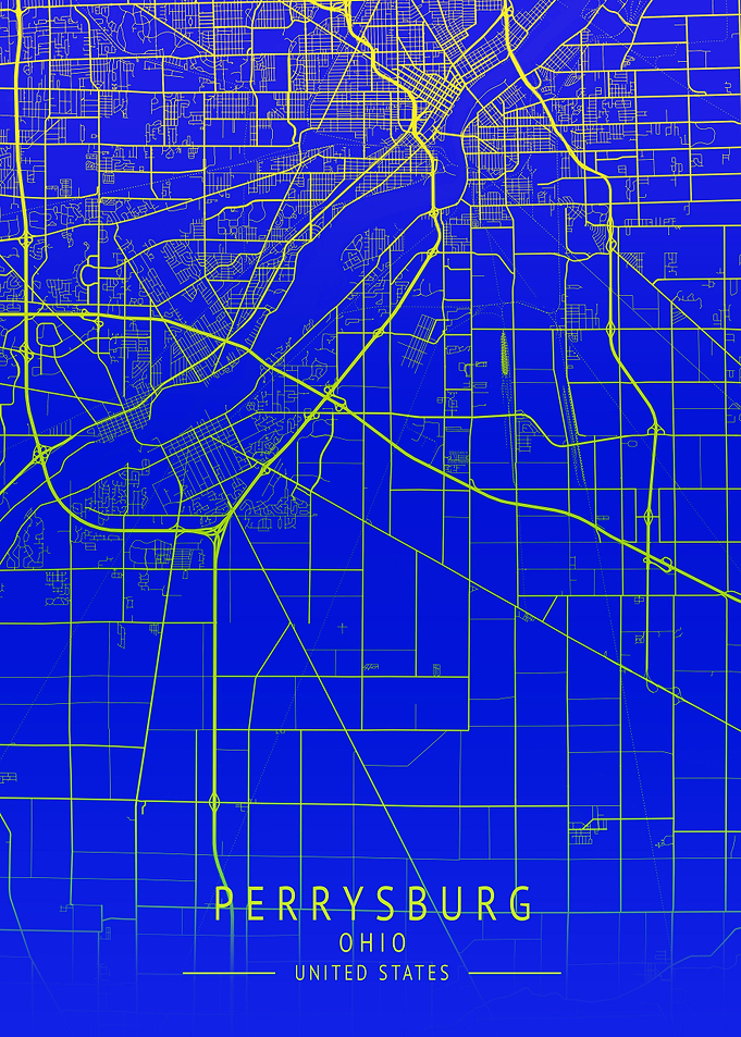 Perrysburg USA City Map