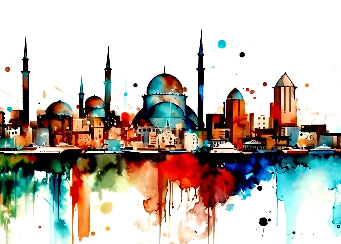 Watercolor City