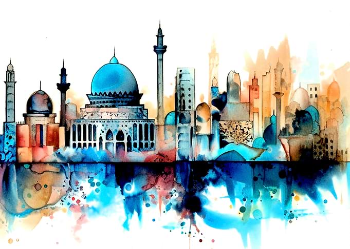 Watercolor City