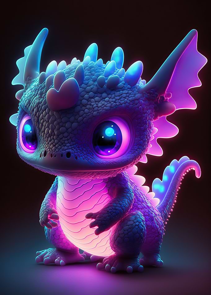 baby dragon neon