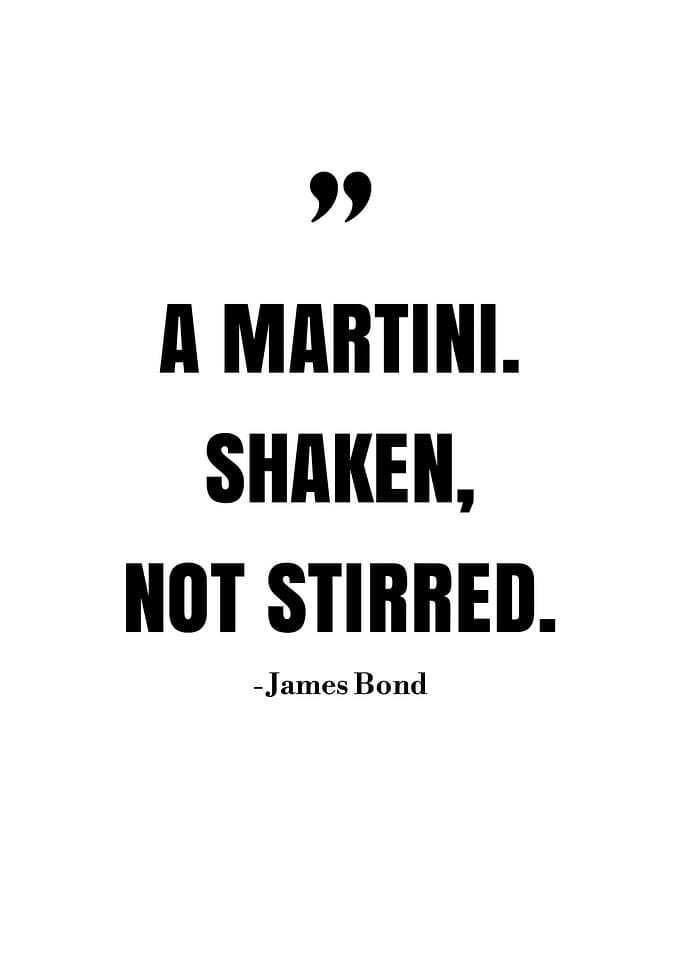 James Bond quotes