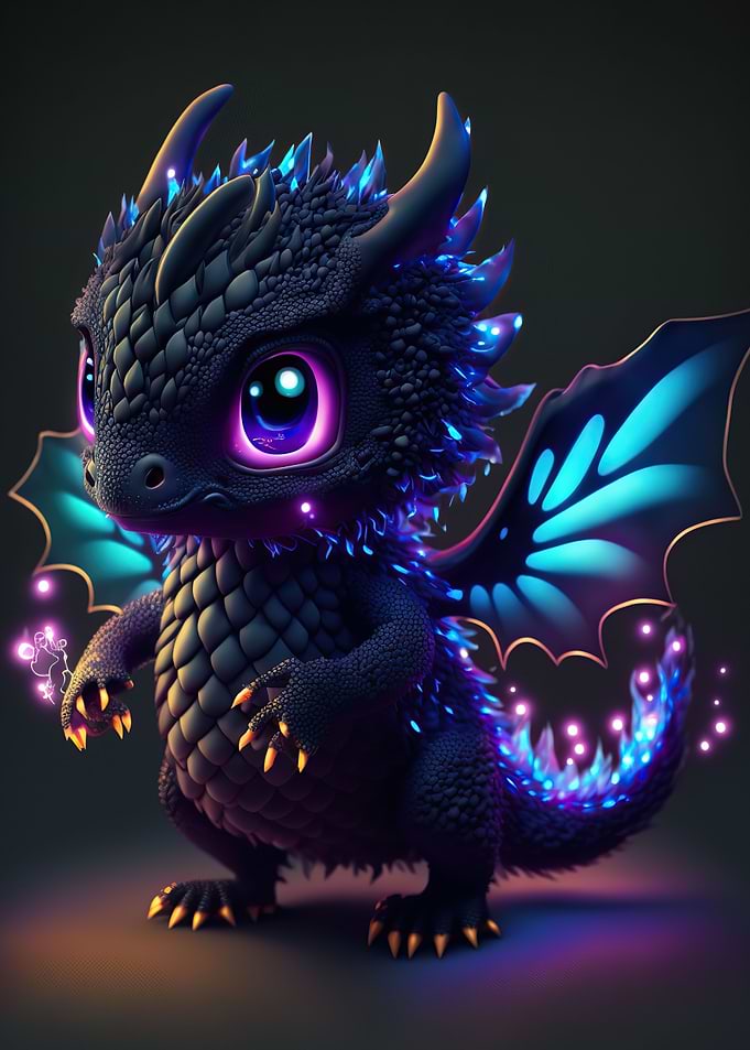 baby dragon neon