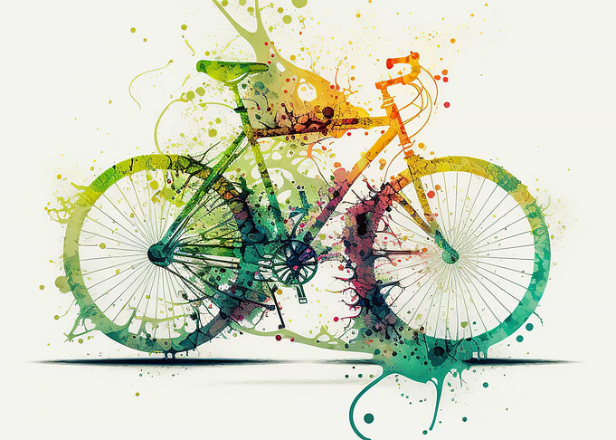 Bike watercolor