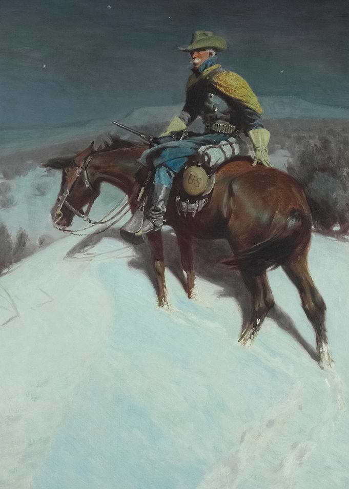 Soldier Lost In Snow
