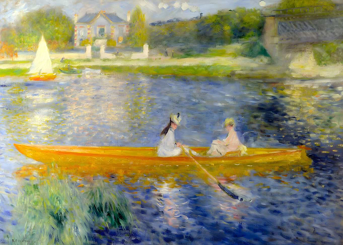 Renoir The Skiff 1875