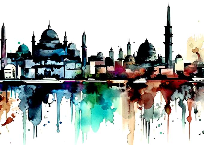 Watercolor City