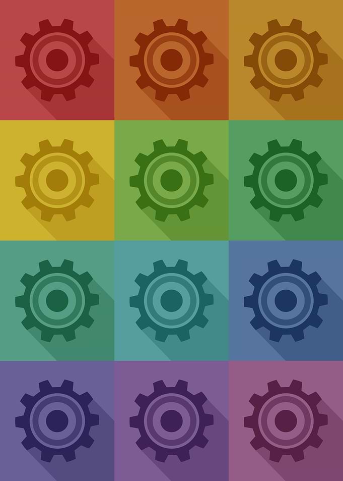Engineer Gears Pop Art