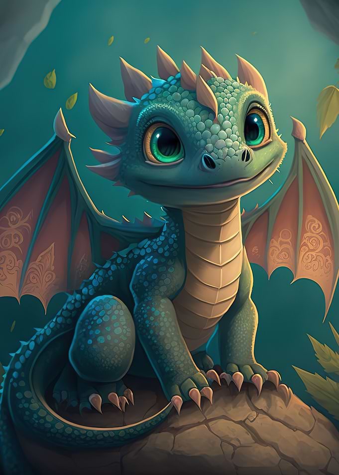 cute cartoon dinosaur