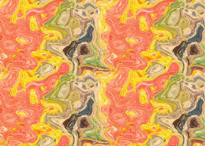 Paint loop abstract melted