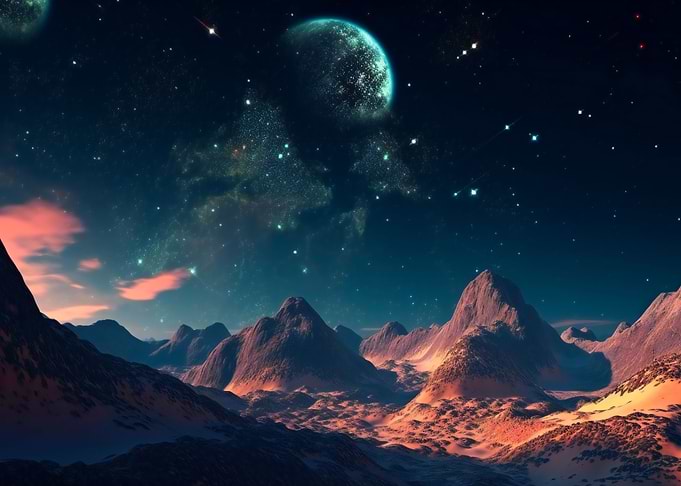 Moonlit Escarpment