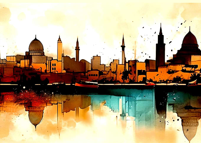 Watercolor City