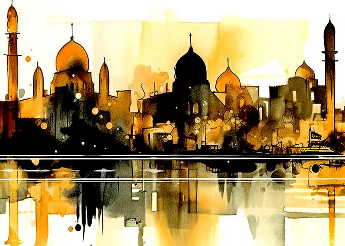 Watercolor City