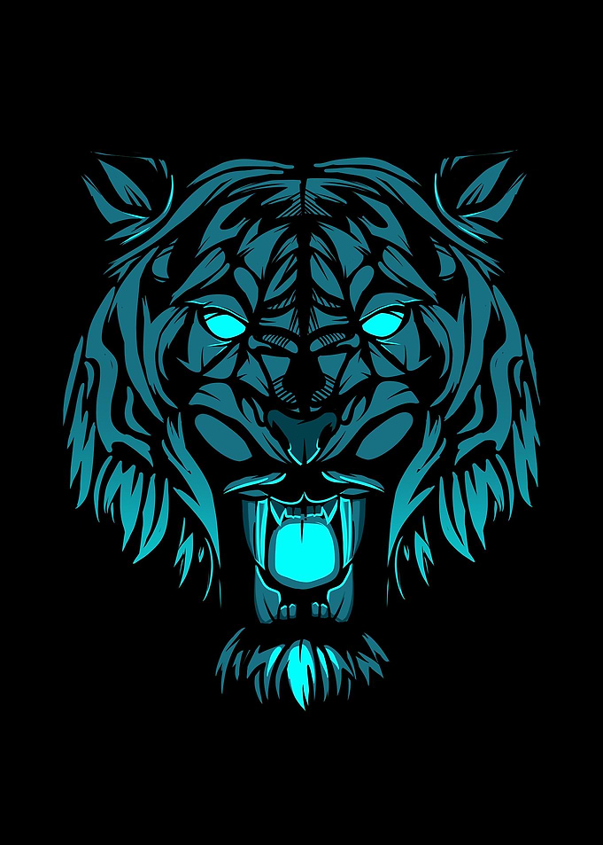 Tiger with Shadow Eye