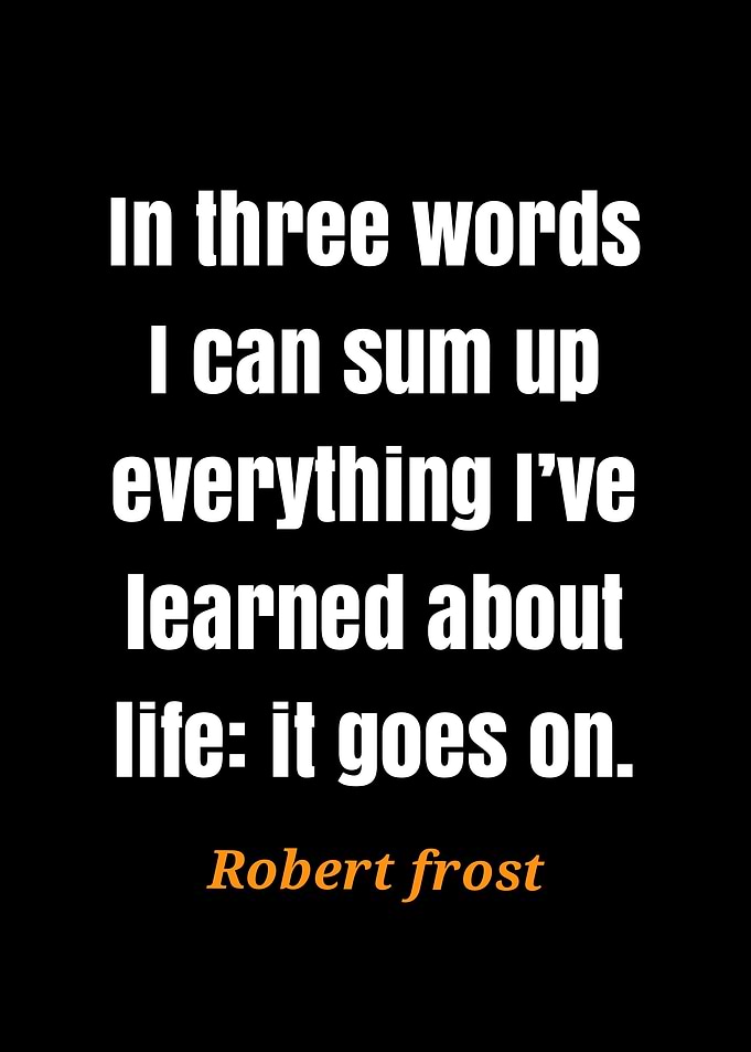 quote Robert frost