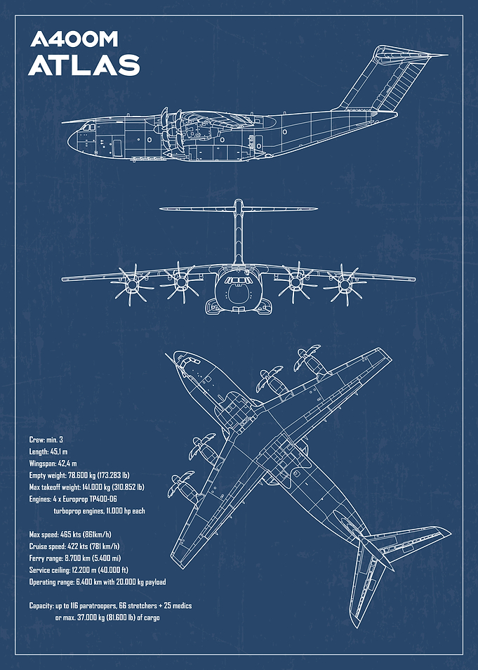 Airbus A400M Atlas plane