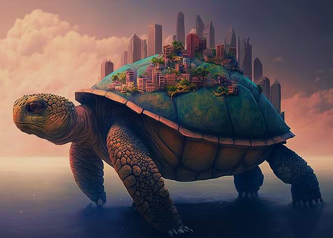 Giant Sea Turtle