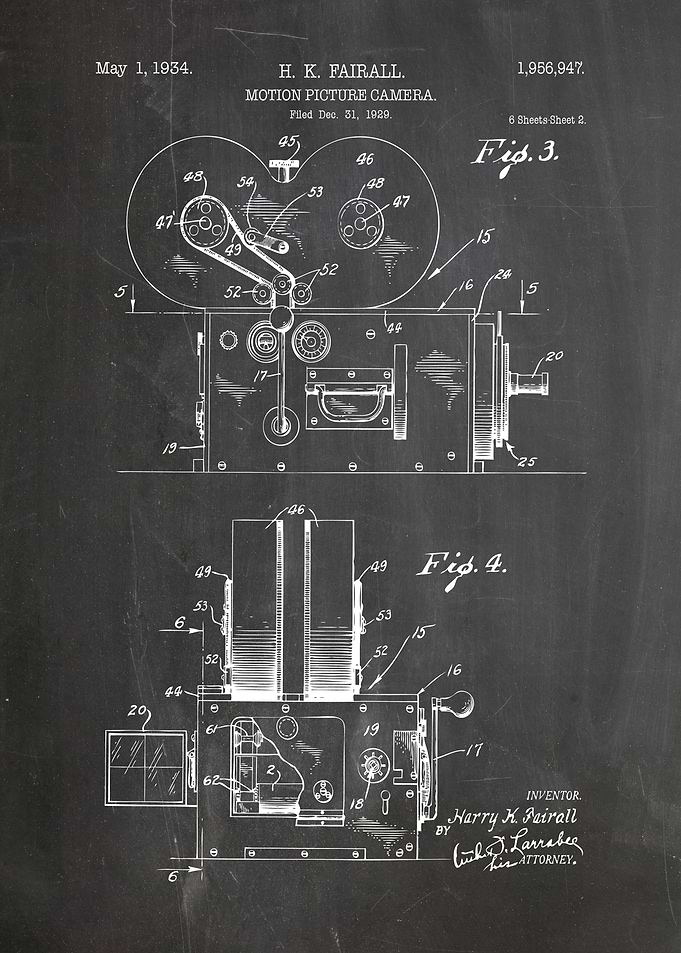 motion picture camera 1934