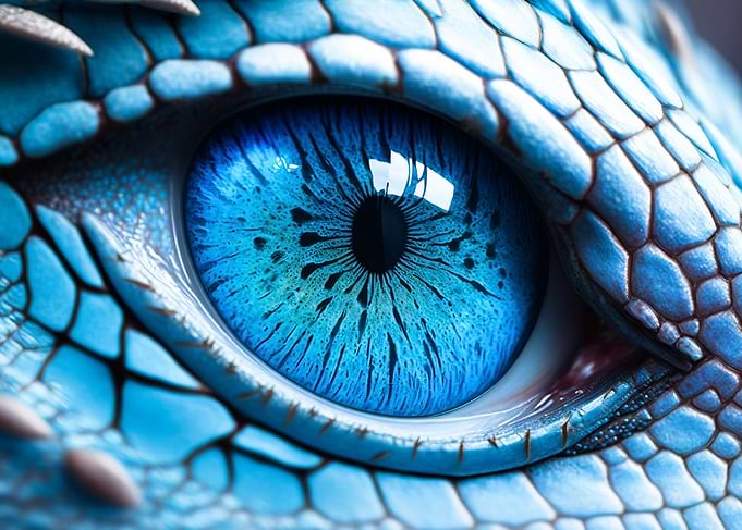Fantasy dragon eye