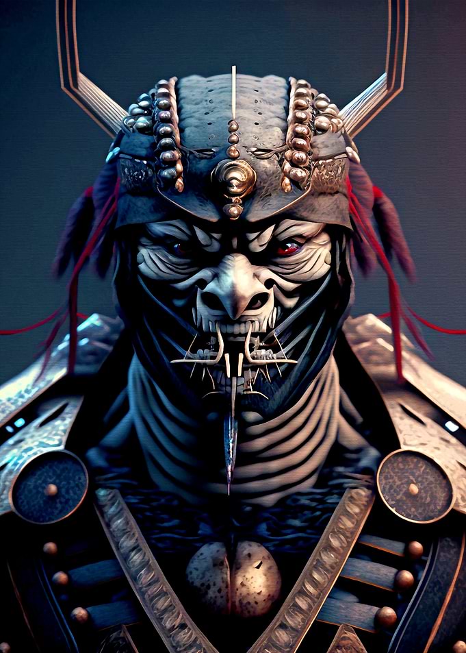 Samurai Oni Mask