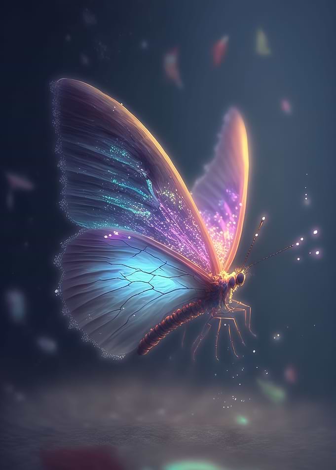 blue butterflies