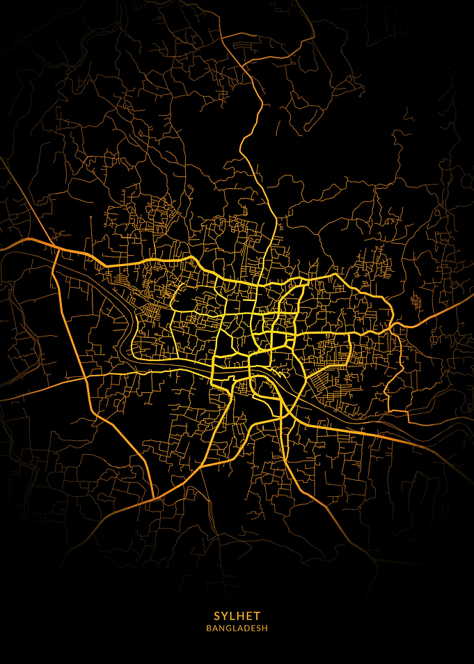 Sylhet City Map