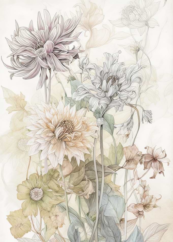 Penciled Petals