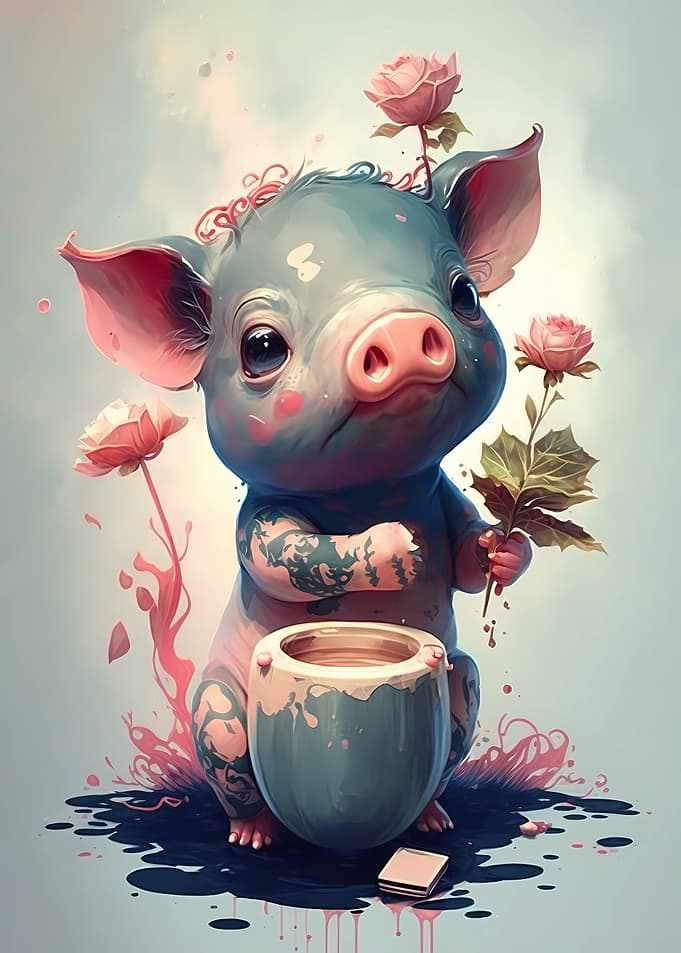 Cute Pig