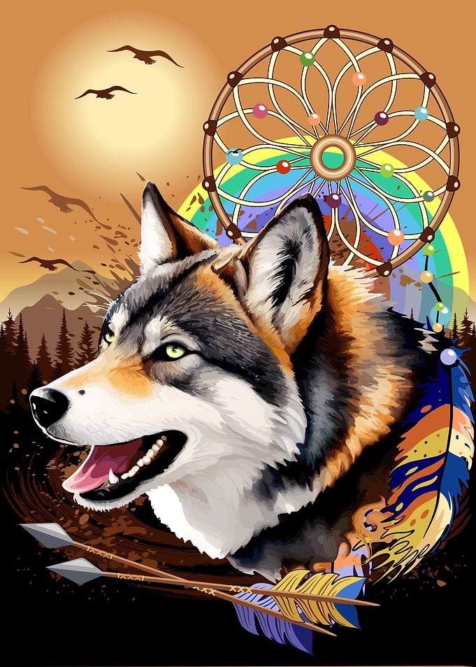 Wolf Native Animal Spirit