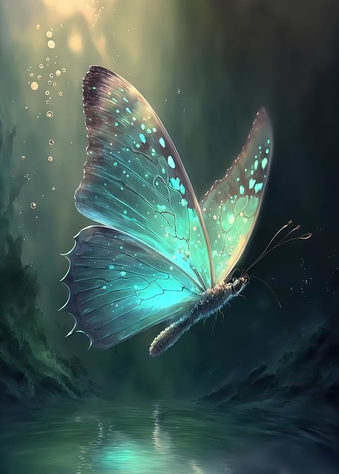 blue butterflies